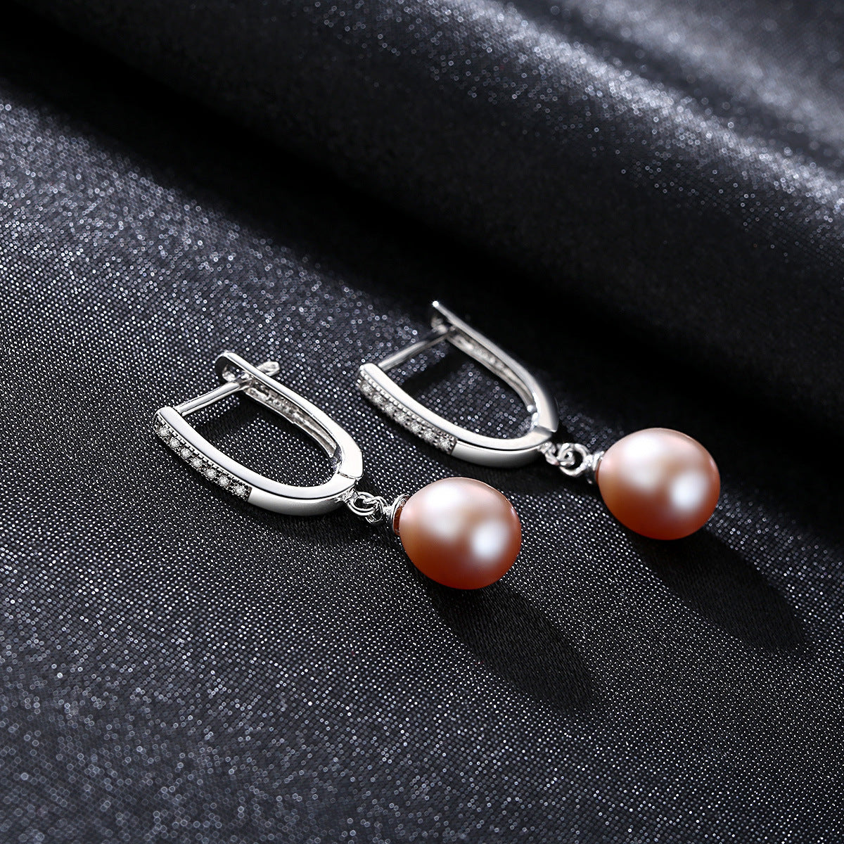 Cascading Pearls: Waterfall S925 Silver Pearl Earrings