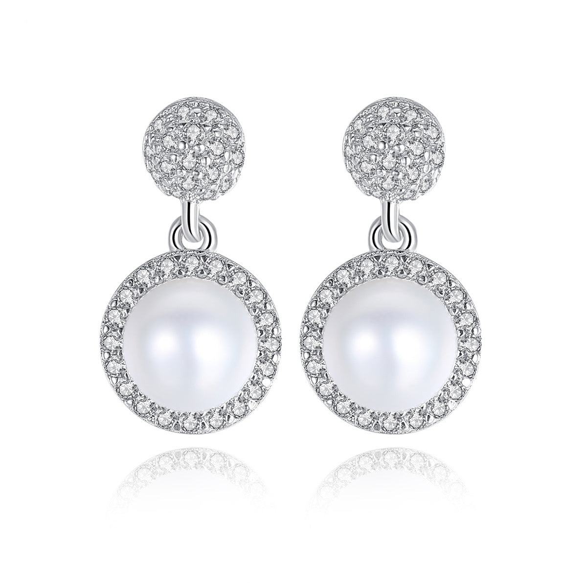 Heirloom Pearls: S925 Silver Vintage Style Earstuds