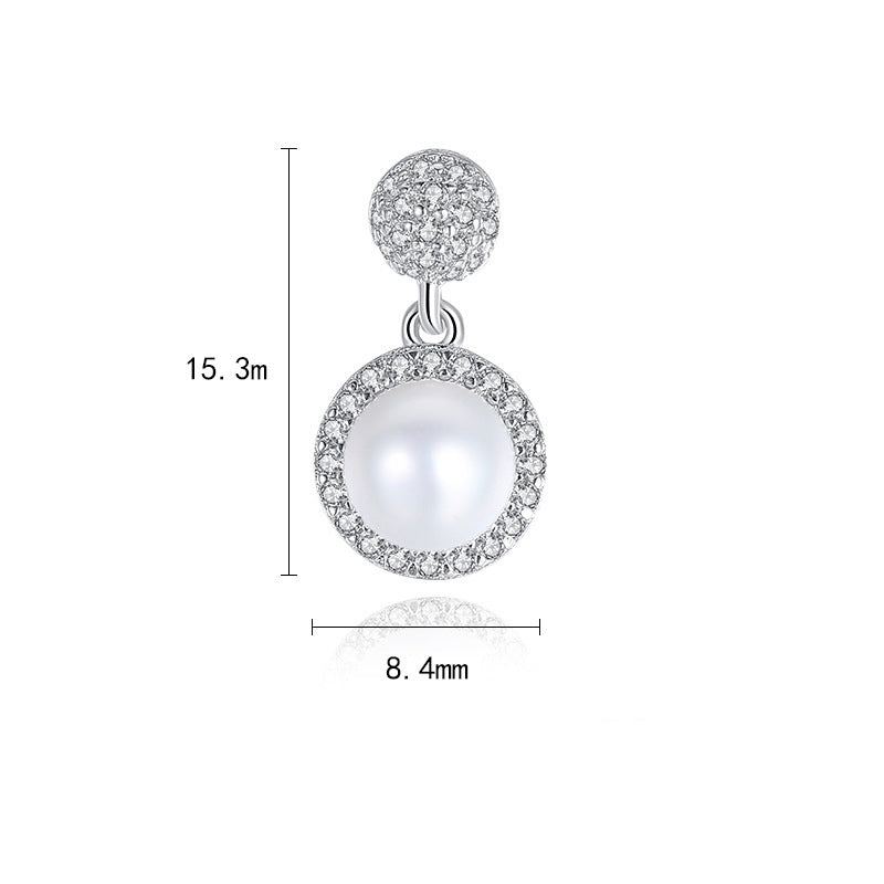 Heirloom Pearls: S925 Silver Vintage Style Earstuds