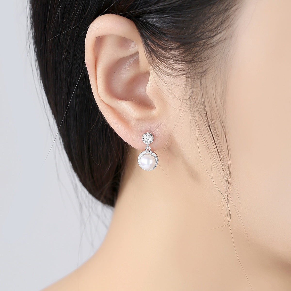 Heirloom Pearls: S925 Silver Vintage Style Earstuds