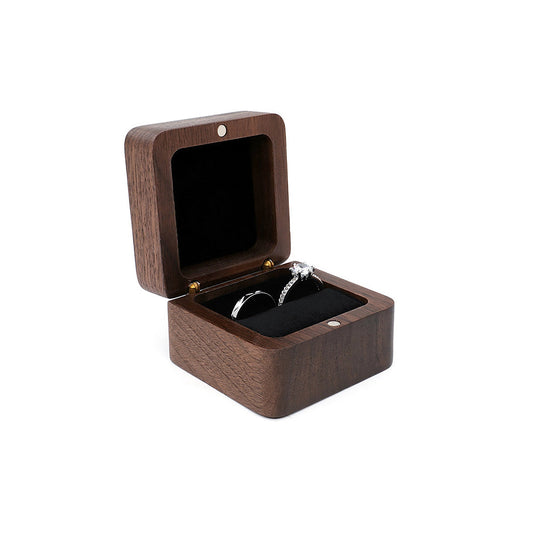 Proposal & Wedding Wooden Ring Jewelry Boxes