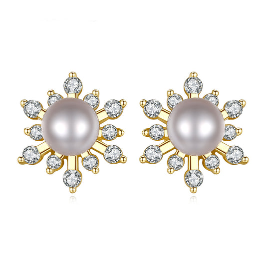 Dreamy Dangles: S925 Silver Long Pearl Earrings